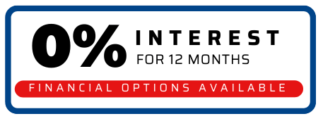 Financing 0% interest for 12 months